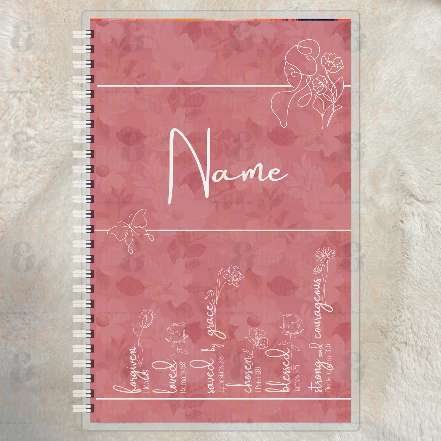 2025 Weekly ’I Am’ Planner With Affirmations & Scripture – Teal Olive Or Rose Journals/Planners