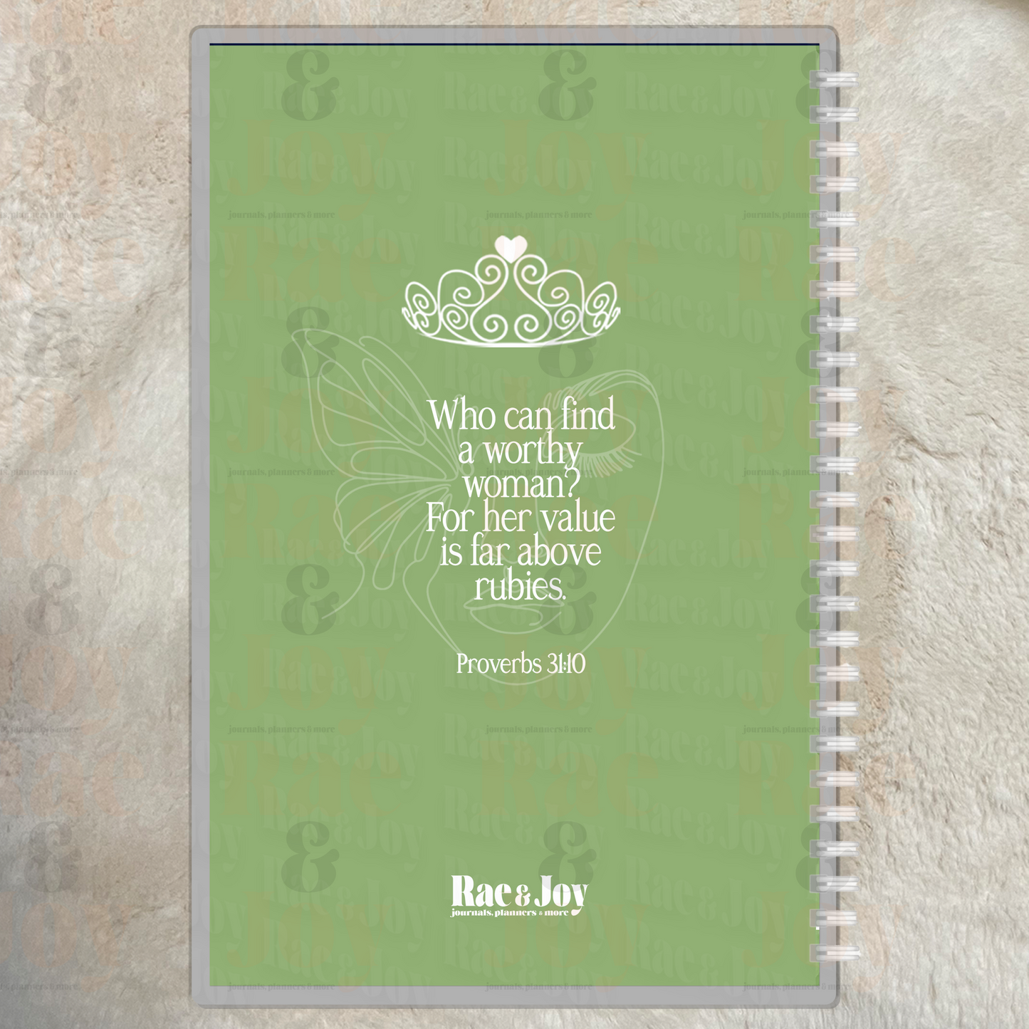 2025 Weekly ’I Am’ Planner With Affirmations & Scripture – Teal Olive Or Rose Journals/Planners