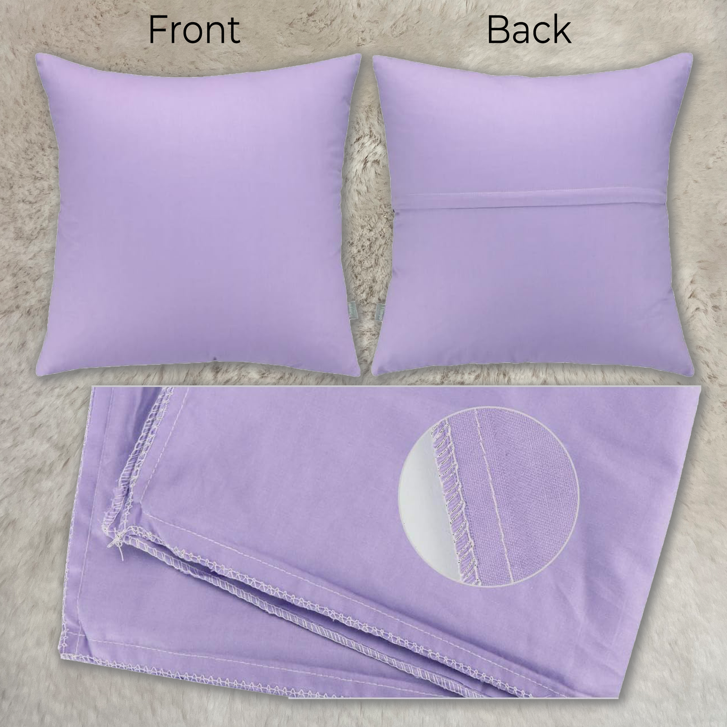 Personalized Blessed Cross Floral Pillow Cover – Custom Mother’s Day Gift for Mom, Nana, Grandma, Aunt – Two Sizes Available – Cotton Lavender Case