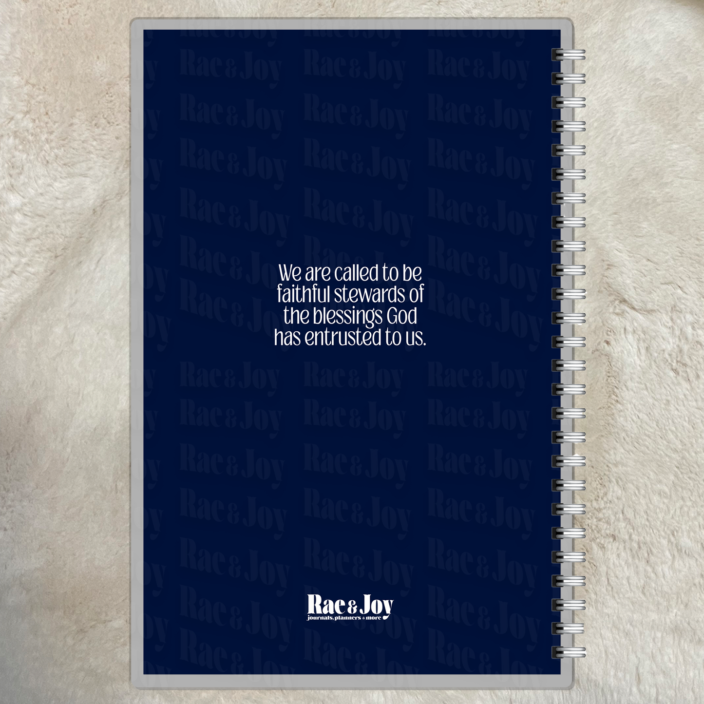 Blessed & Budgeted Financial Planner | 8.5x11 Budget & Spending Tracker