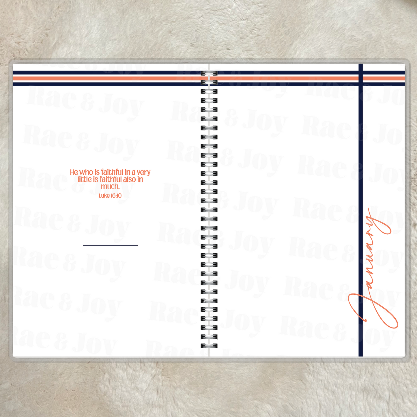 Blessed & Budgeted Financial Planner | 8.5x11 Budget & Spending Tracker