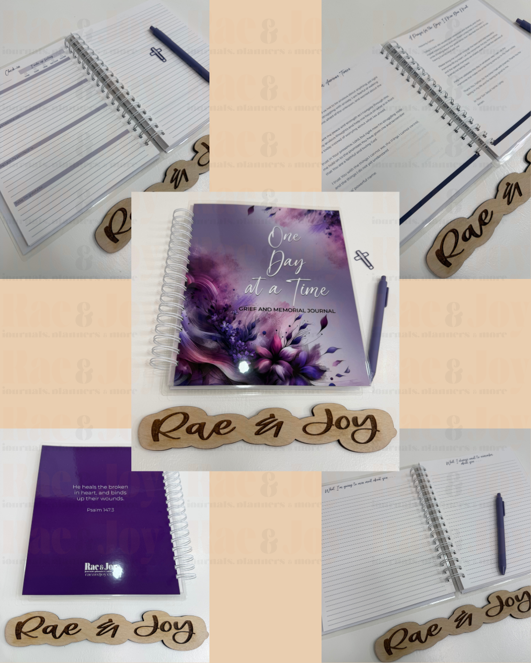 One Day at a Time Grief and Memorial Journal