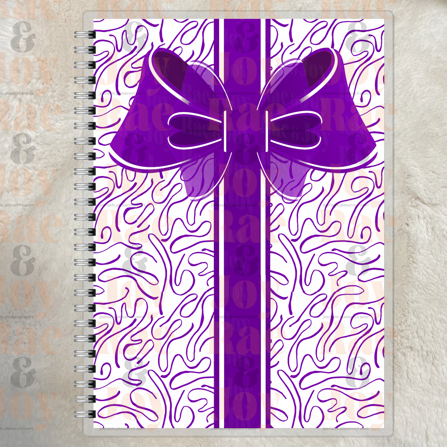 Faith and Favor Lined or Prayer Journal – Personalized Laminated Cover Journals/Planners