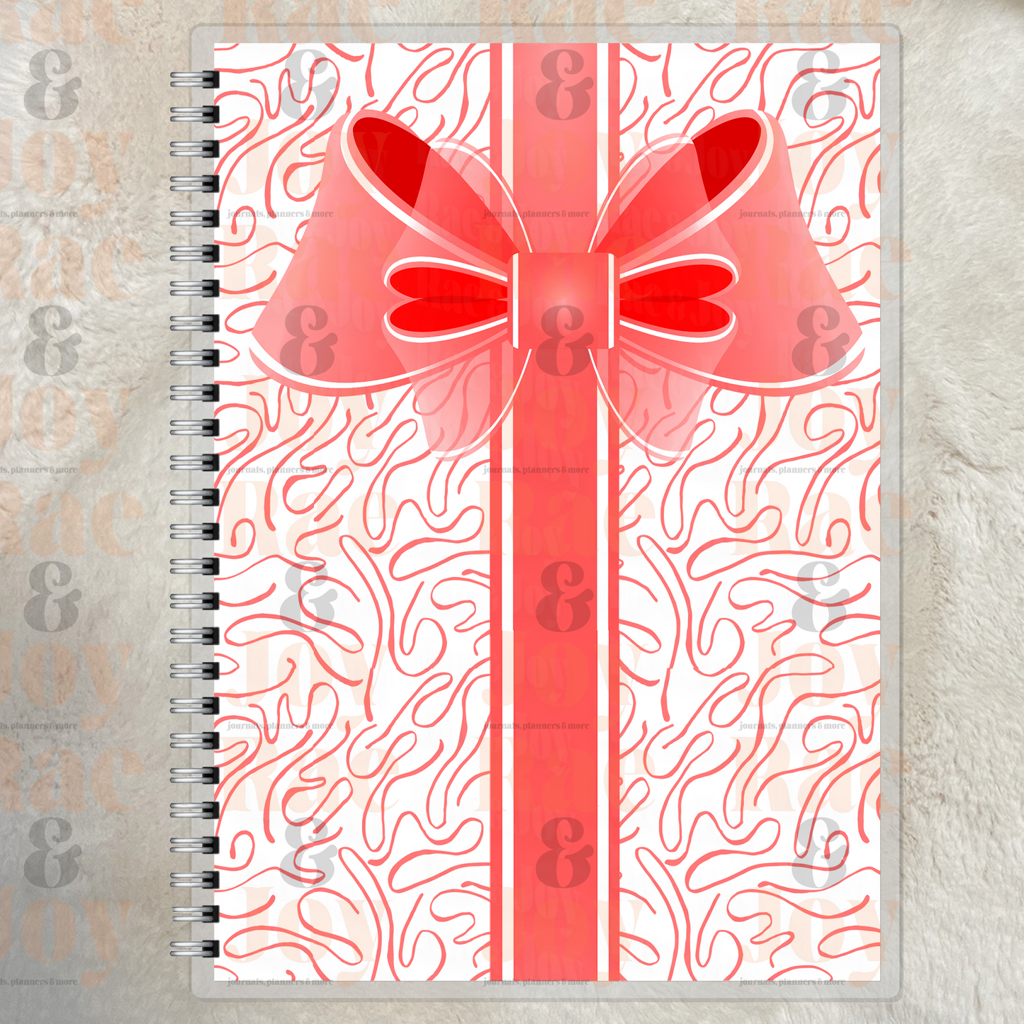 Faith and Favor Lined or Prayer Journal – Personalized Laminated Cover Journals/Planners