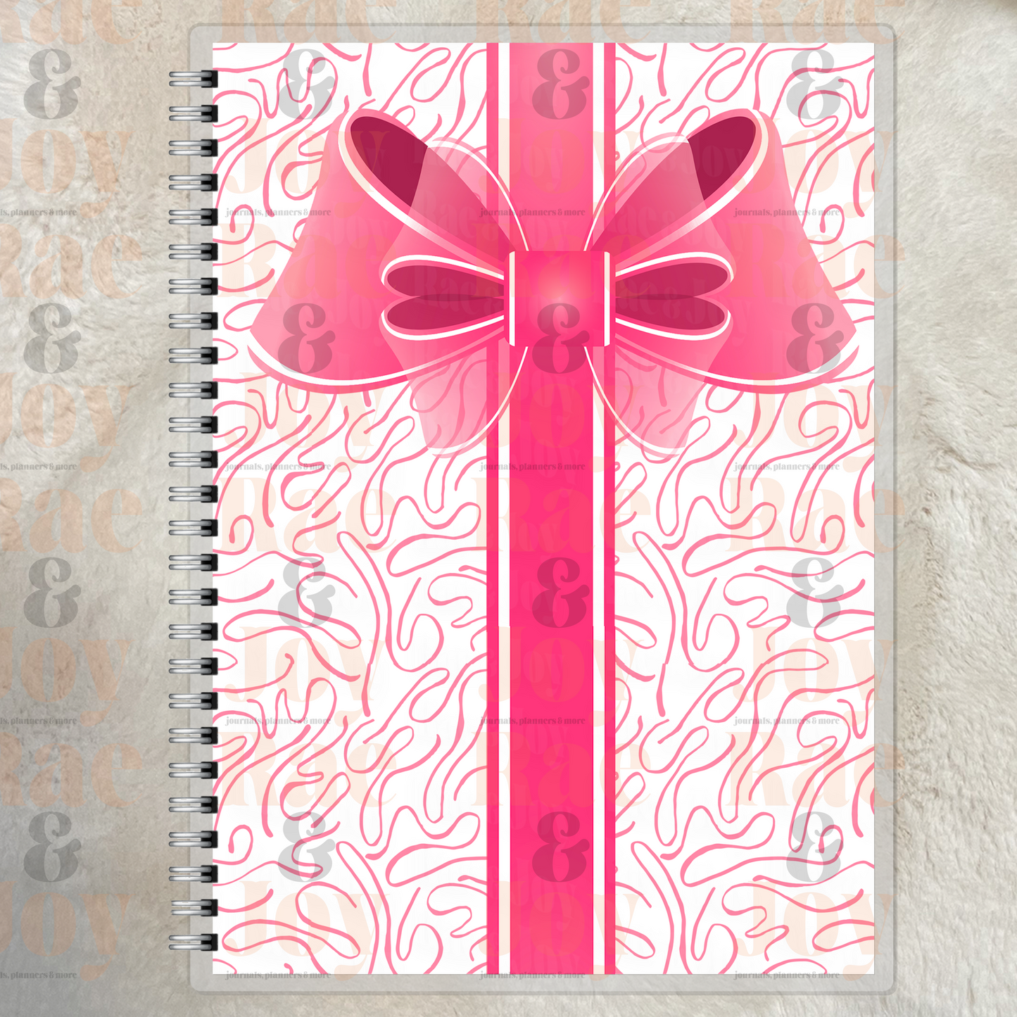 Faith and Favor Lined or Prayer Journal – Personalized Laminated Cover Journals/Planners