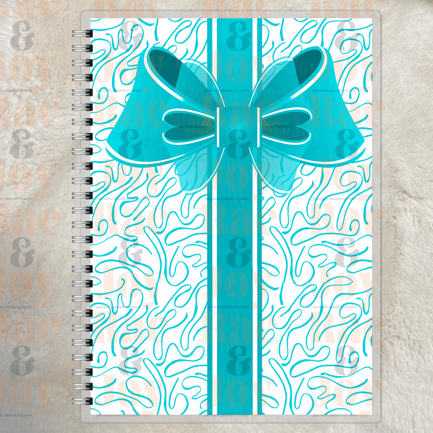 Faith and Favor Lined or Prayer Journal – Personalized Laminated Cover Journals/Planners
