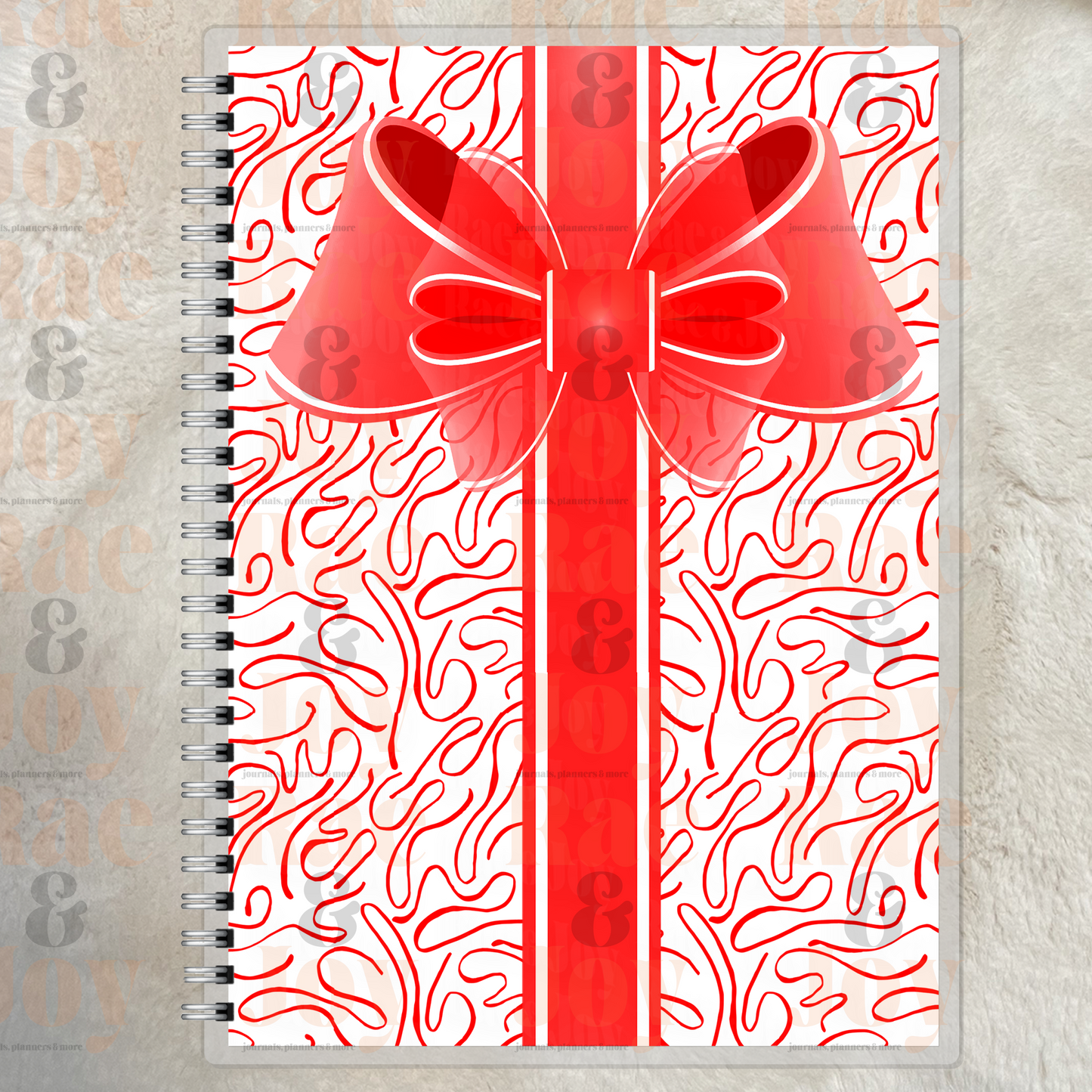 Faith and Favor Lined or Prayer Journal – Personalized Laminated Cover Journals/Planners
