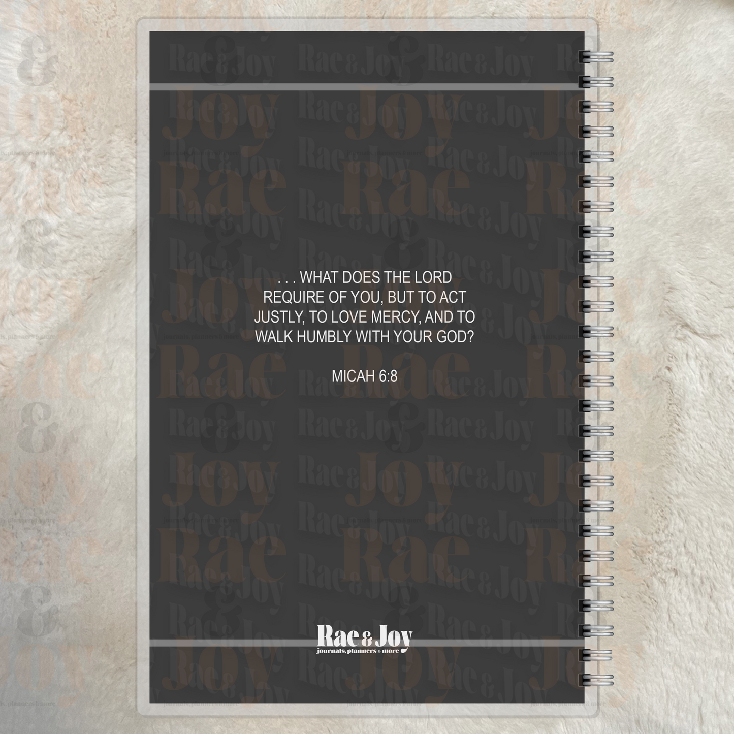 Man of God Christian Affirmation Journal – Lined Laminated (Name Title or No Personalization) Journals/Planners
