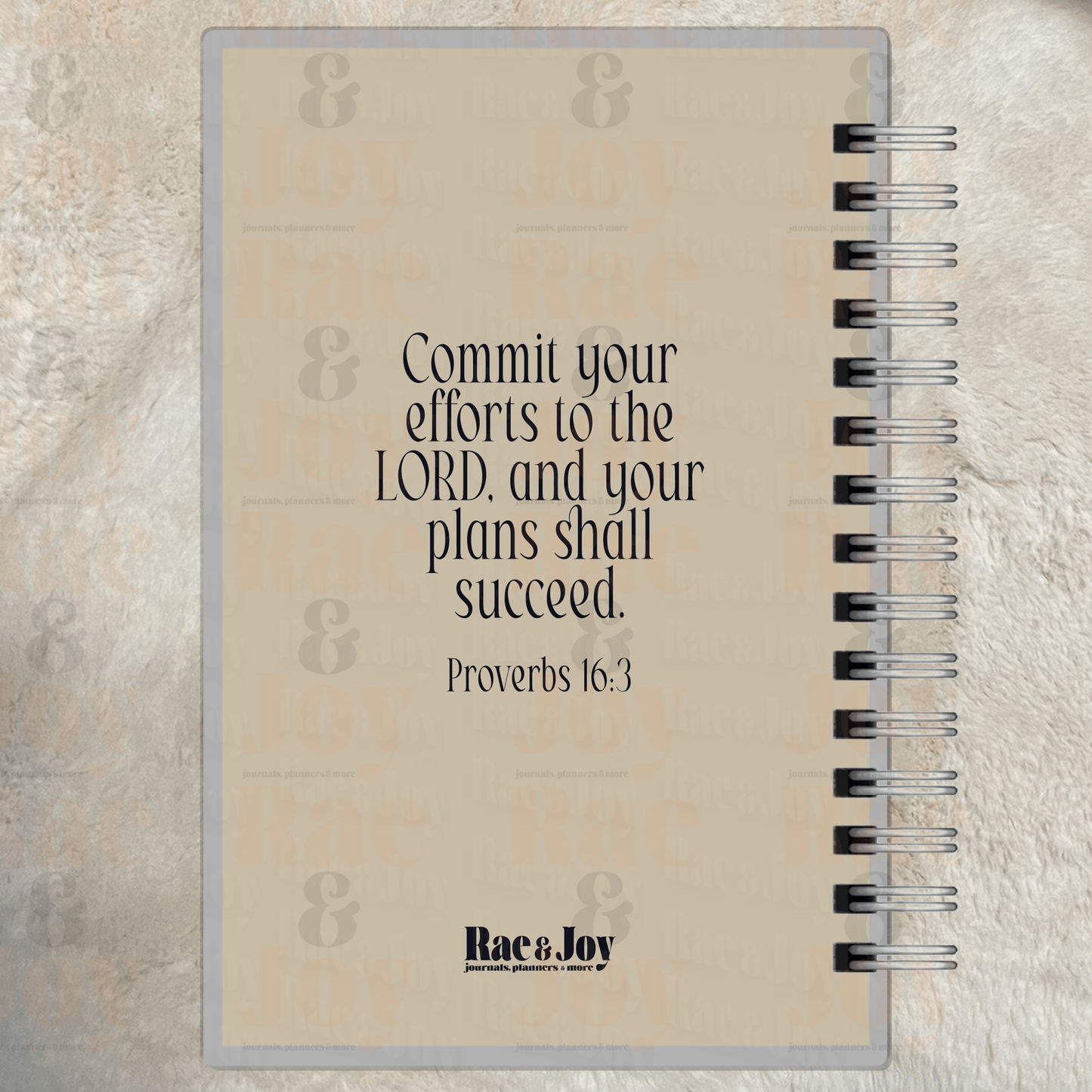 Personalized Mid-Year Planner 2024-2025 - Customizable Cover Options, Monthly Goals & Faith Reflections, Compact 5.5x8.5 - Rae & Joy Journals, Planners & More
