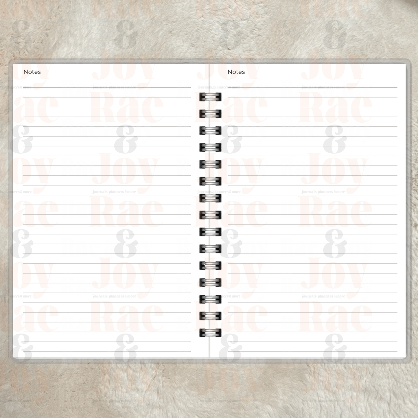 Personalized Mid-Year Planner 2024-2025 - Customizable Cover Options, Monthly Goals & Faith Reflections, Compact 5.5x8.5 - Rae & Joy Journals, Planners & More