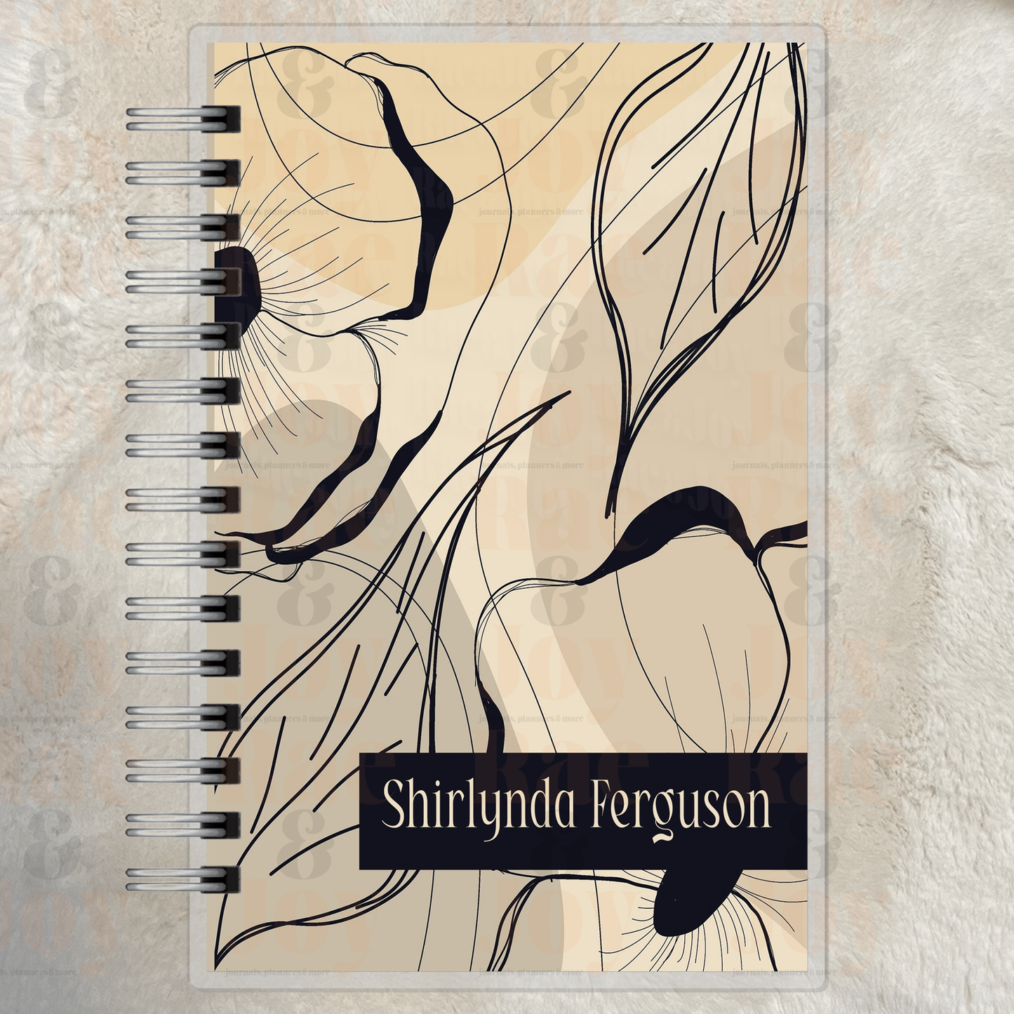 Personalized Mid-Year Planner 2024-2025 - Customizable Cover Options, Monthly Goals & Faith Reflections, Compact 5.5x8.5 - Rae & Joy Journals, Planners & More