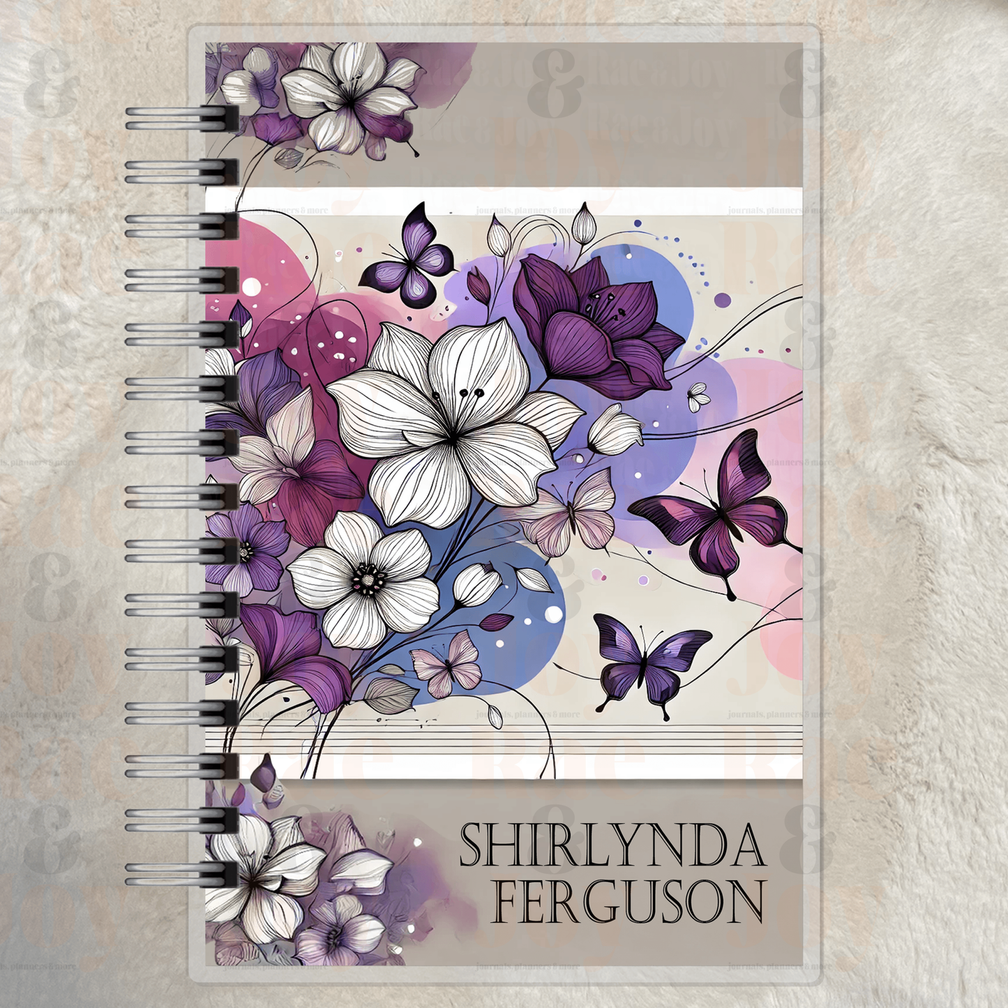 Personalized Mid-Year Planner 2024-2025 - Customizable Cover Options, Monthly Goals & Faith Reflections, Compact 5.5x8.5 - Rae & Joy Journals, Planners & More