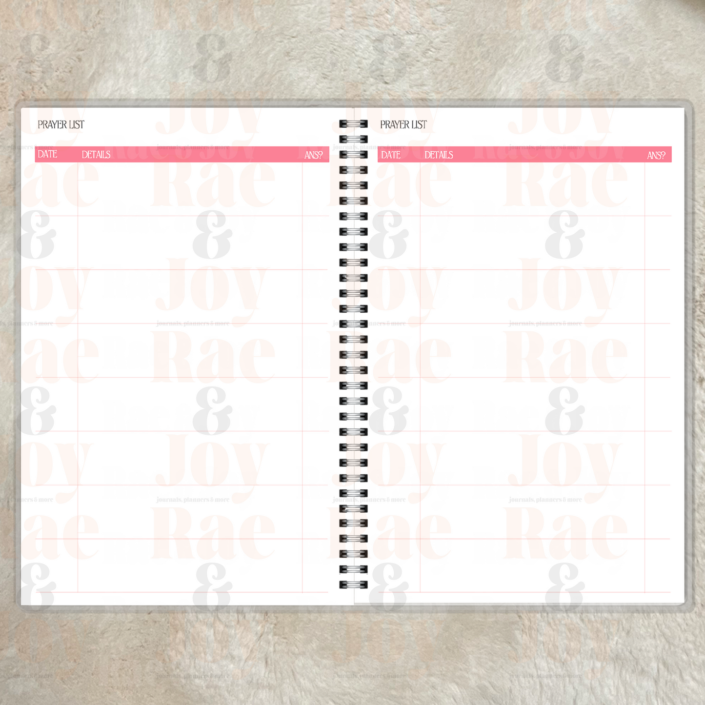 Personalized Christian Journal – Psalm 46:5 “God Is Within Her” Floral Faith Journal | Lined or Prayer Journal