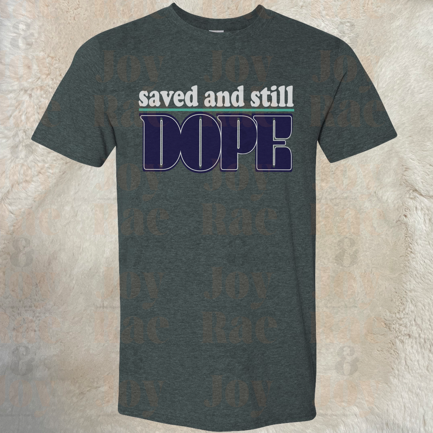 Saved And Still Dope Unisex Christian T-Shirt - Gildan Softstyle® 4 Colors Available Dark Heather