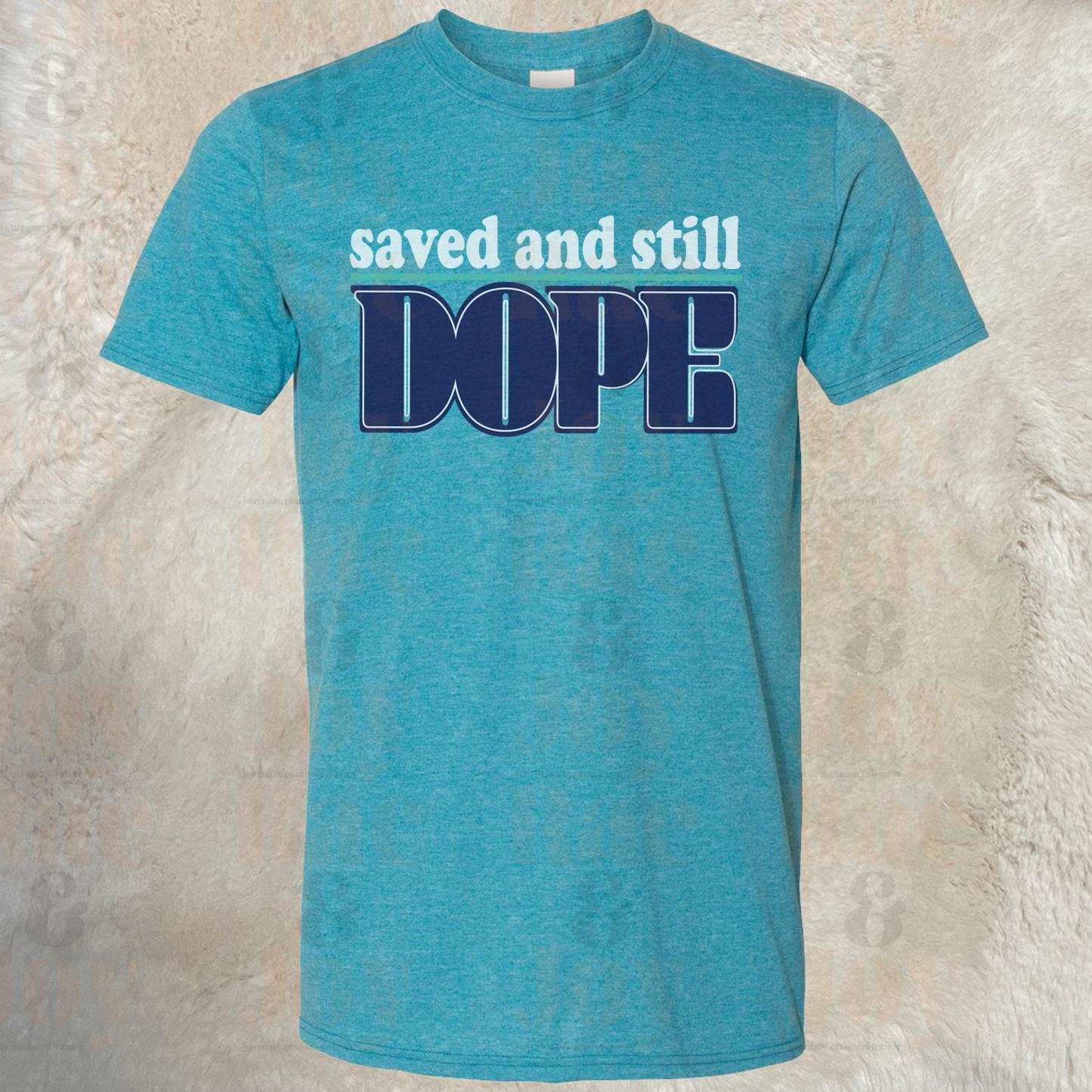 Saved And Still Dope Unisex Christian T-Shirt - Gildan Softstyle® 4 Colors Available Heather