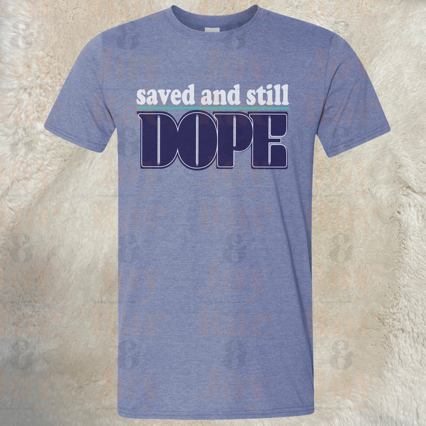 Saved And Still Dope Unisex Christian T-Shirt - Gildan Softstyle® 4 Colors Available Heather