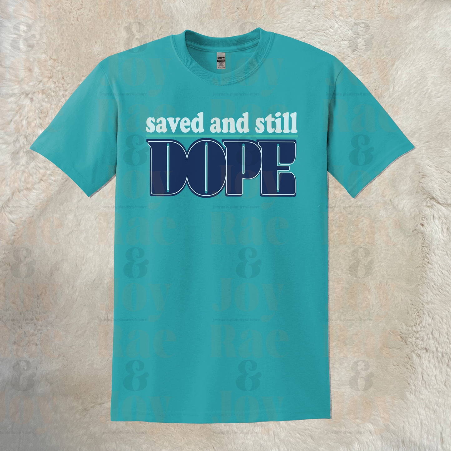 Saved And Still Dope Unisex Christian T-Shirt - Gildan® Softstyle® Dryblend® Solid Heather