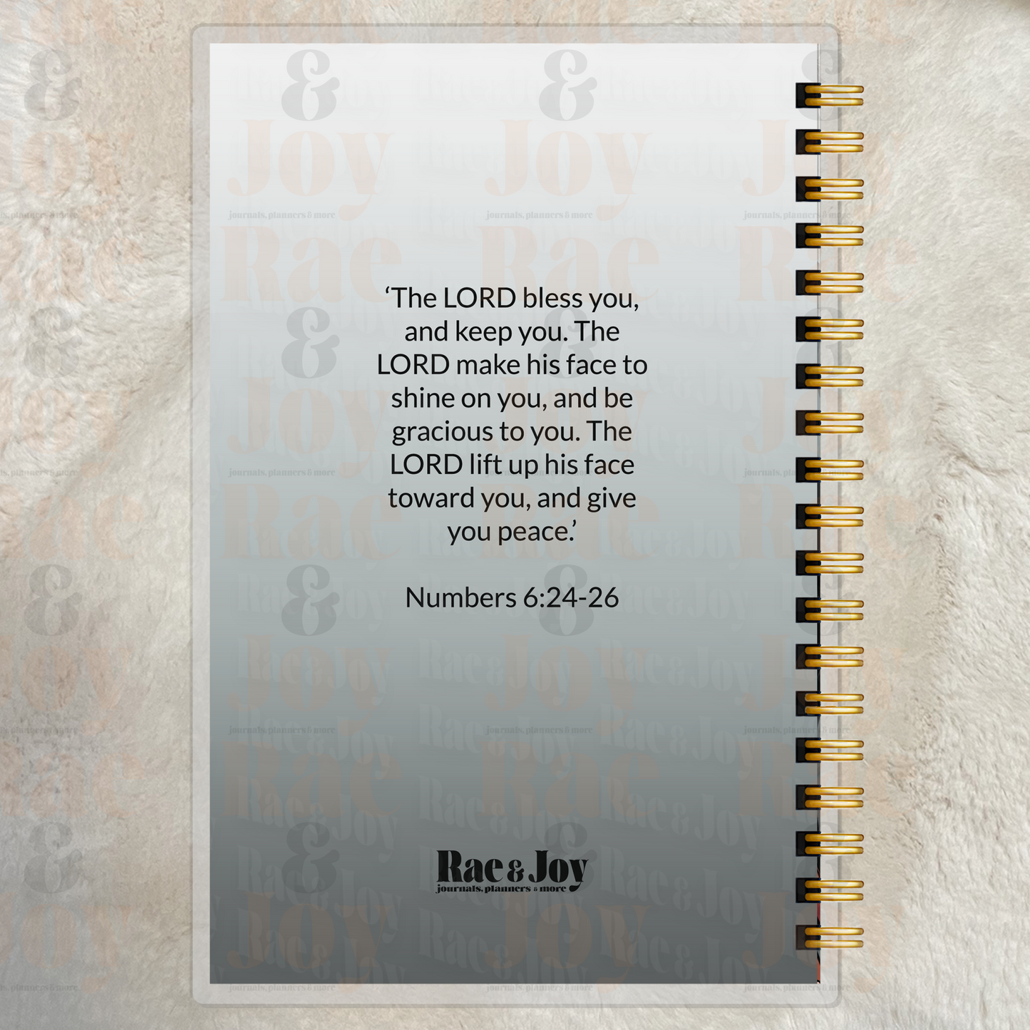 Walking in Favor: Personalized 12-Month Christian Planner – Custom Start Date & Cover Name 130 Pages 5 Color Options