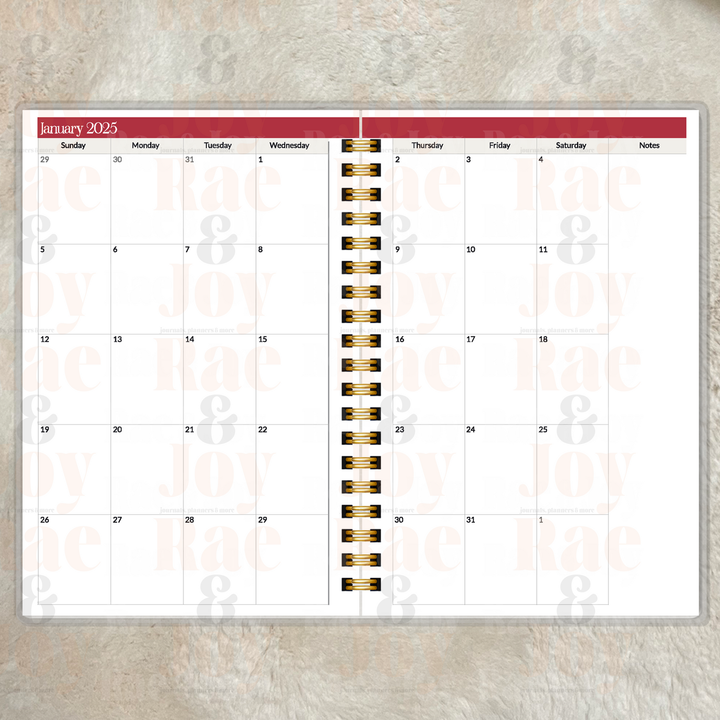 Walking in Favor: Personalized 12-Month Christian Planner – Custom Start Date & Cover Name 130 Pages 5 Color Options
