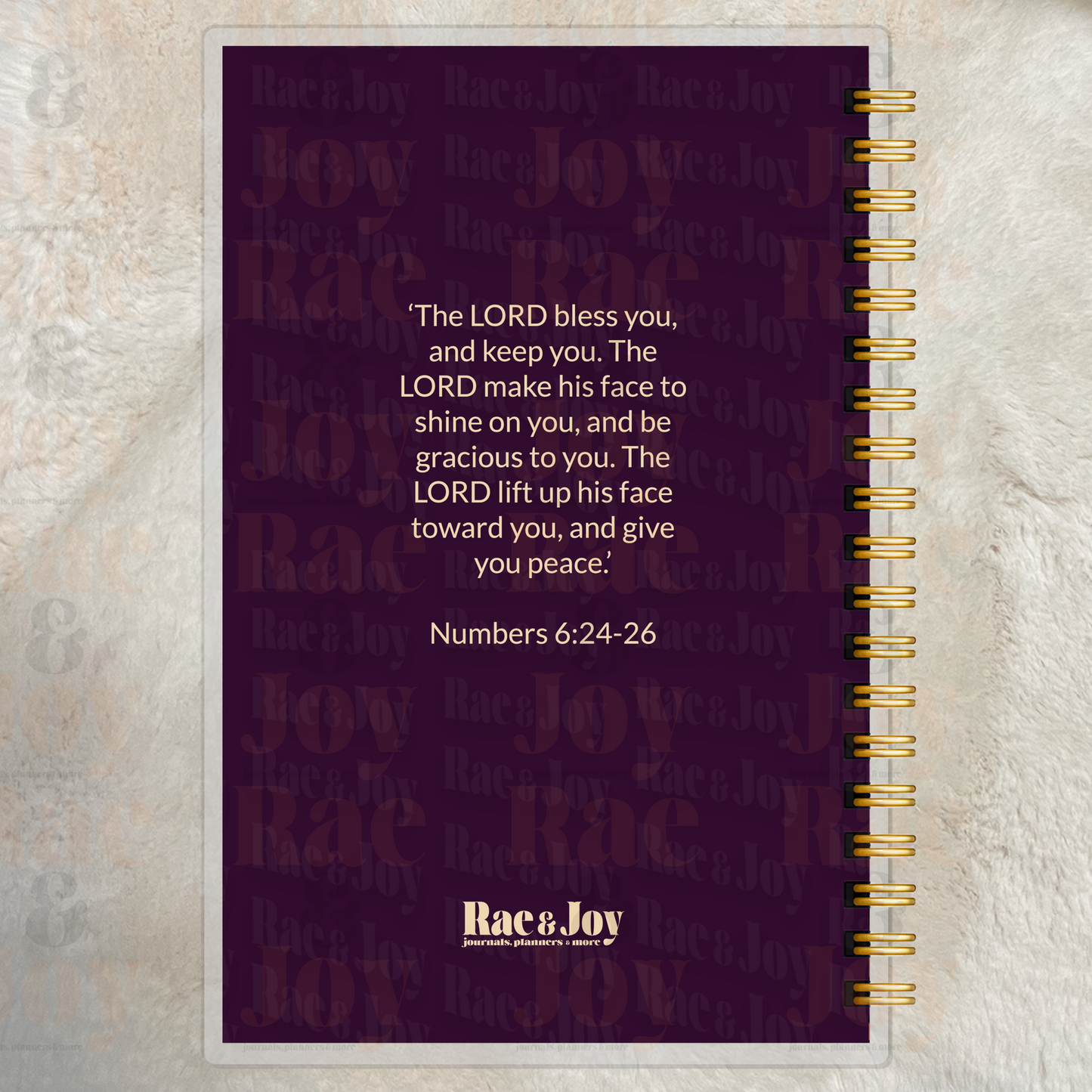 Walking in Favor: Personalized 12-Month Christian Planner – Custom Start Date & Cover Name 130 Pages 5 Color Options