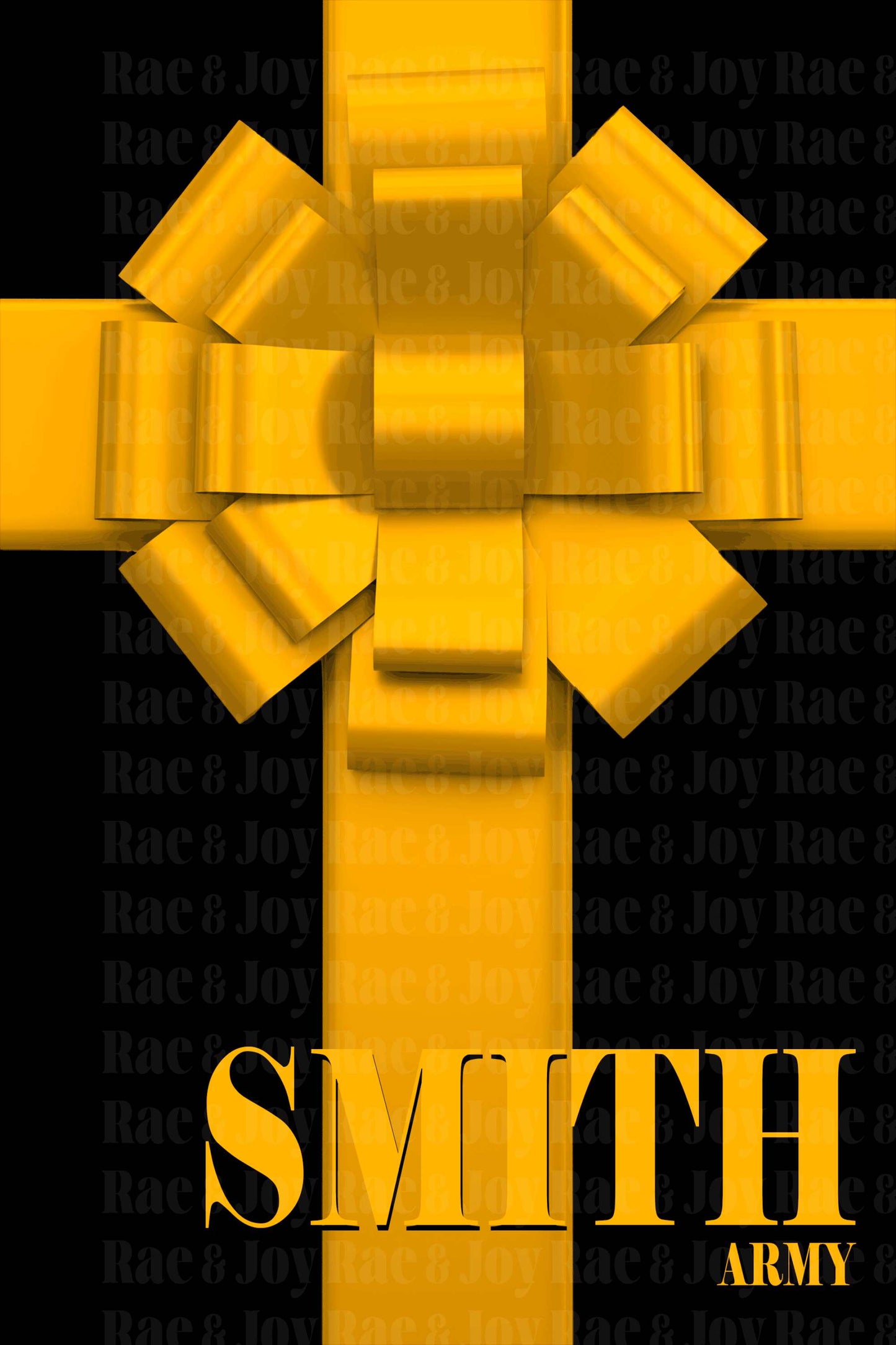 Personalized Yellow Ribbon Deployment Flag/Small Army / Small/12X18 Military