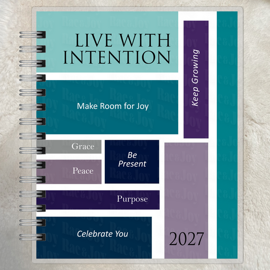 2027 Live with Intention Monthly Planner | Personalized Option