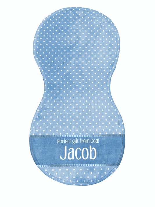 Personalized Baby Burp Cloth (Oh, Baby! Collection)