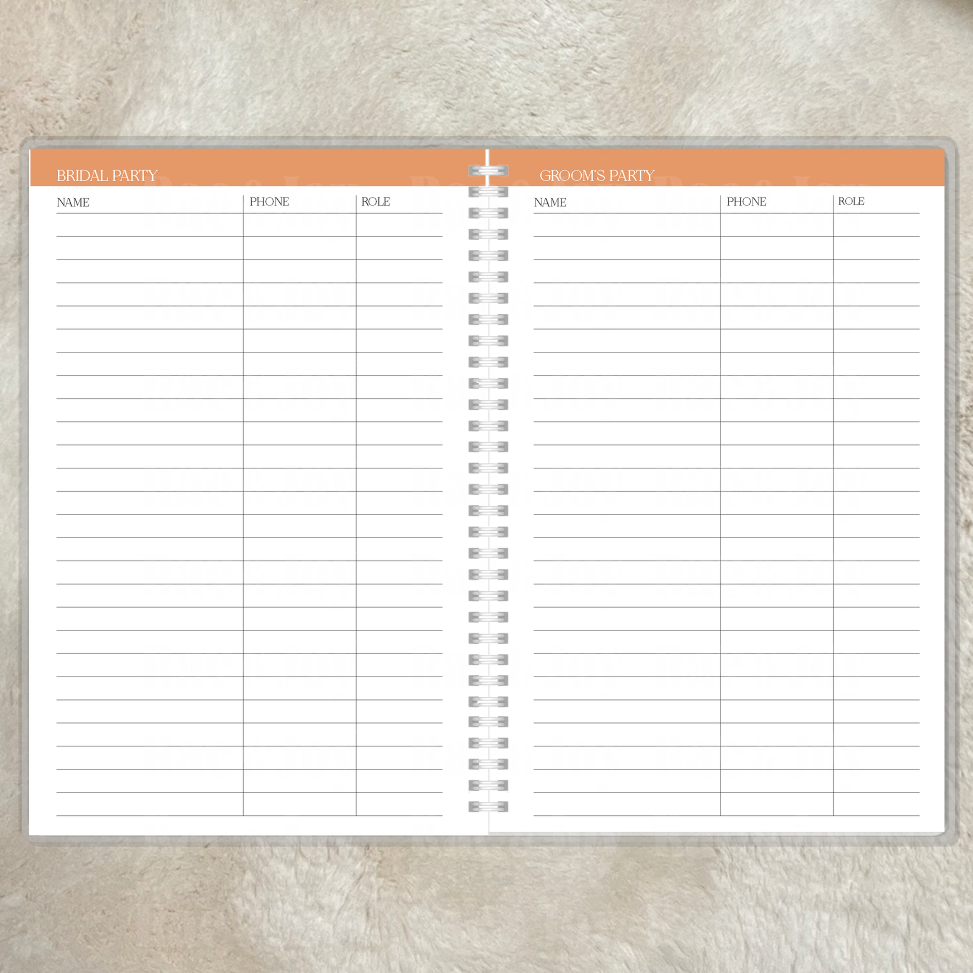 Custom Wedding Party Journal – Personalized Hardcover Gift for Bridesmaids, Maid of Honor, Mother of the Bride & More | Bridal Party Keepsake