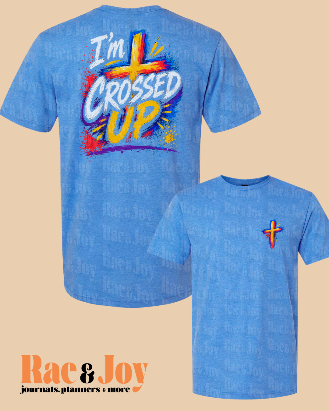 I’m Crossed Up T-Shirt Heather Royal