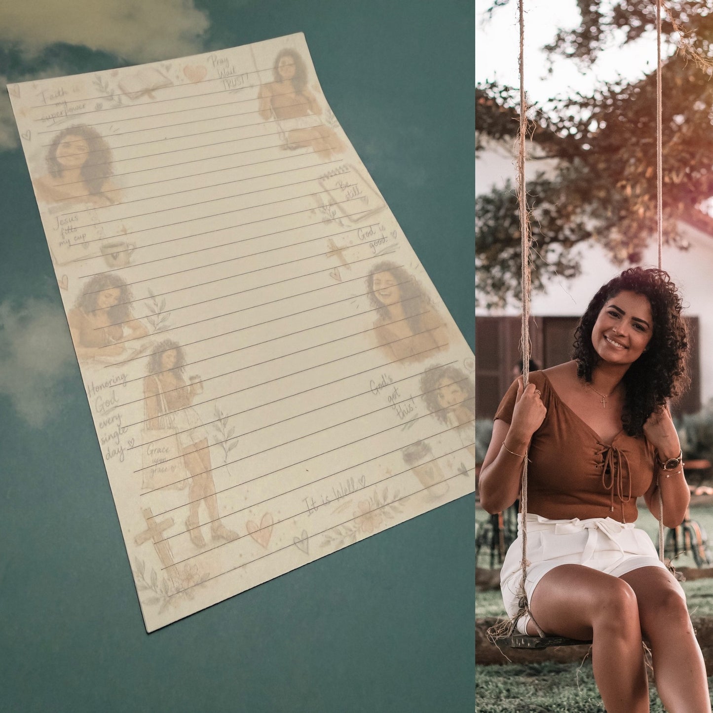 Personalized Sketchbook Style Tear-Away Notepad