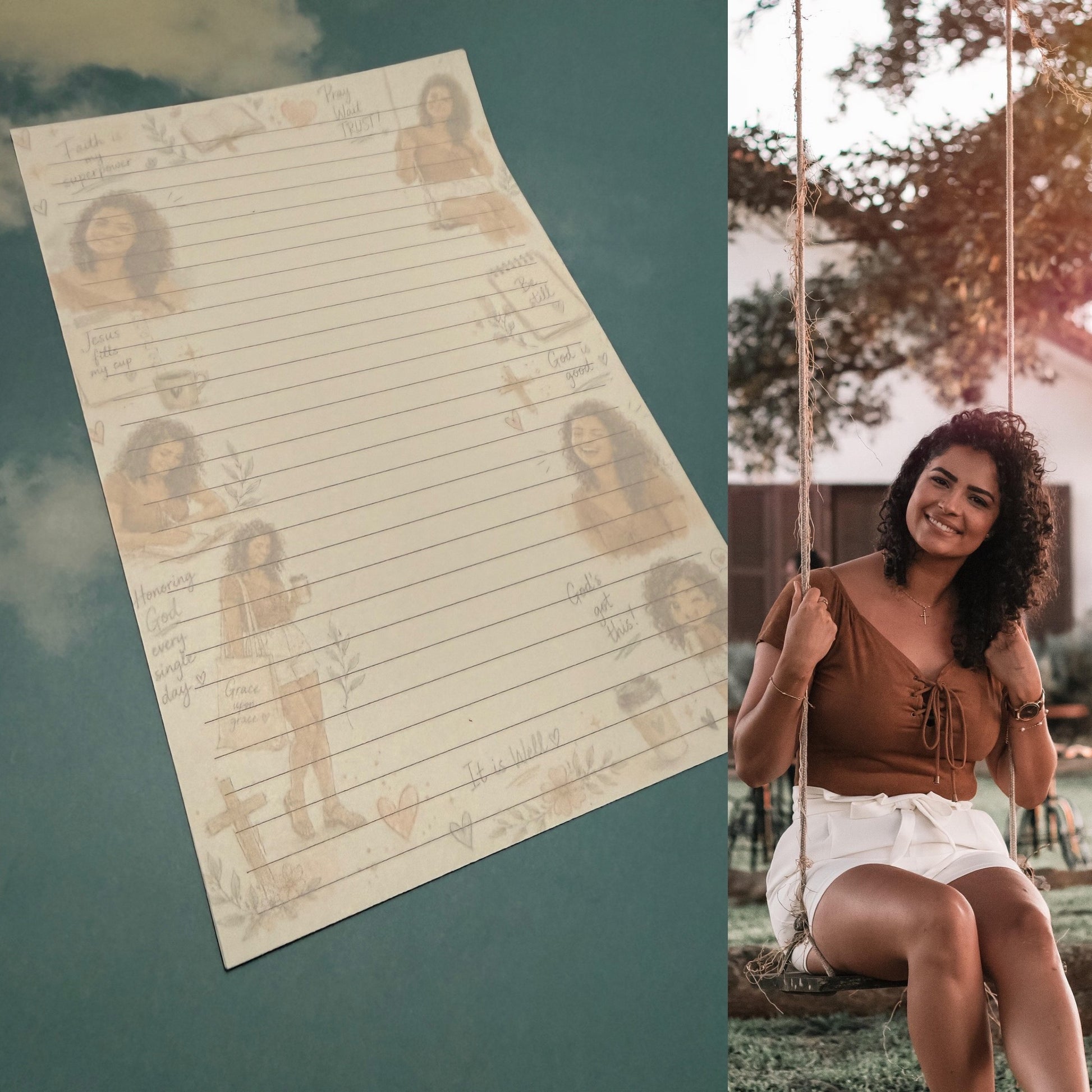 Personalized Sketchbook Style Tear-Away Notepad
