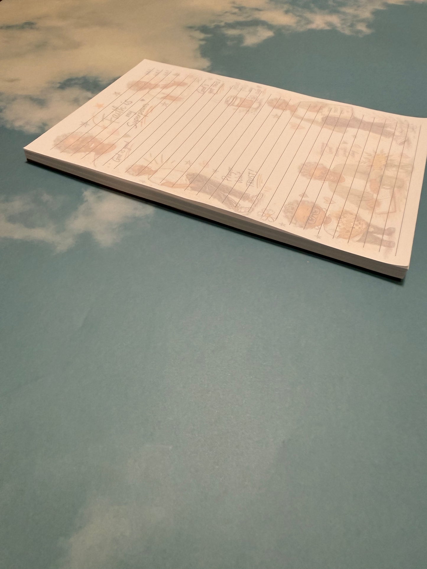 Personalized Sketchbook Style Tear-Away Notepad