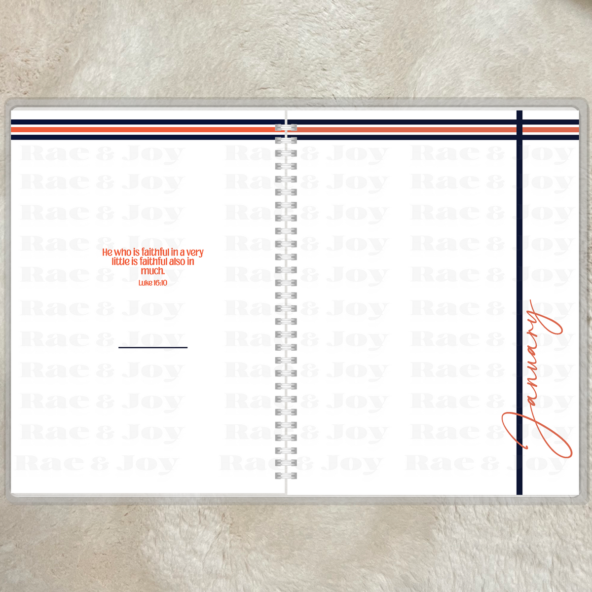 Blessed & Budgeted Financial Planner | 8.5x11 Budget & Spending Tracker