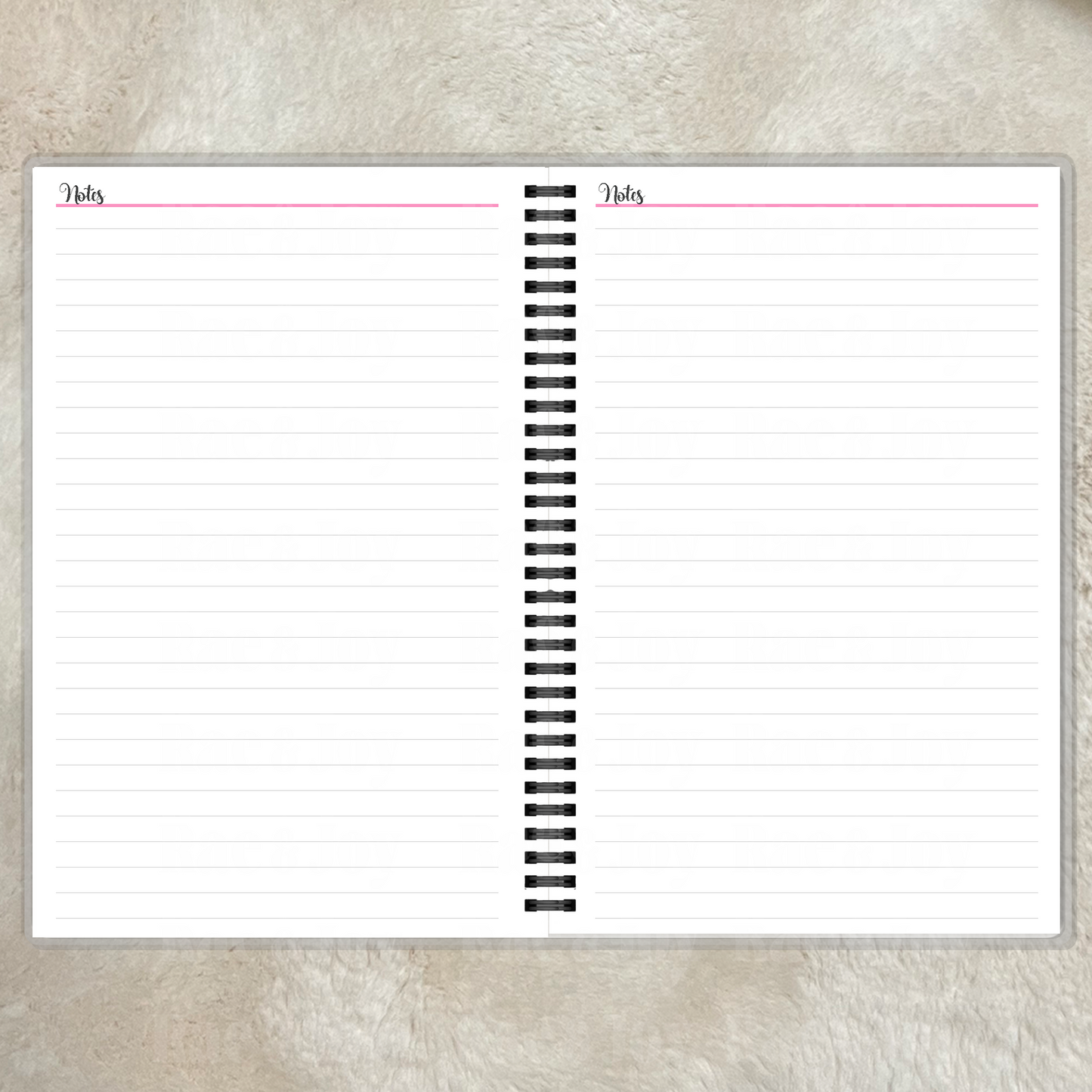 First Corinthians Thirteen Personalized Pink Love Journal – Custom Couples Christian Notebook