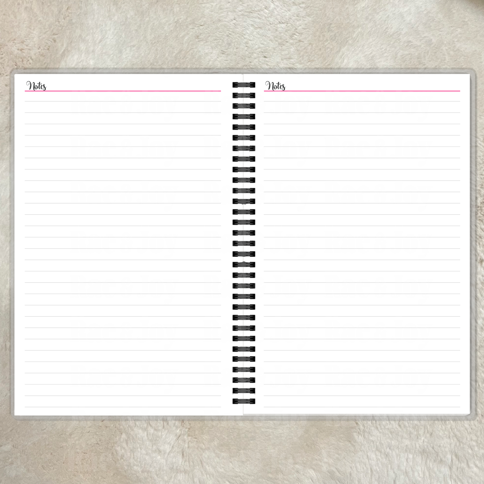 First Corinthians Thirteen Personalized Pink Love Journal – Custom Couples Christian Notebook