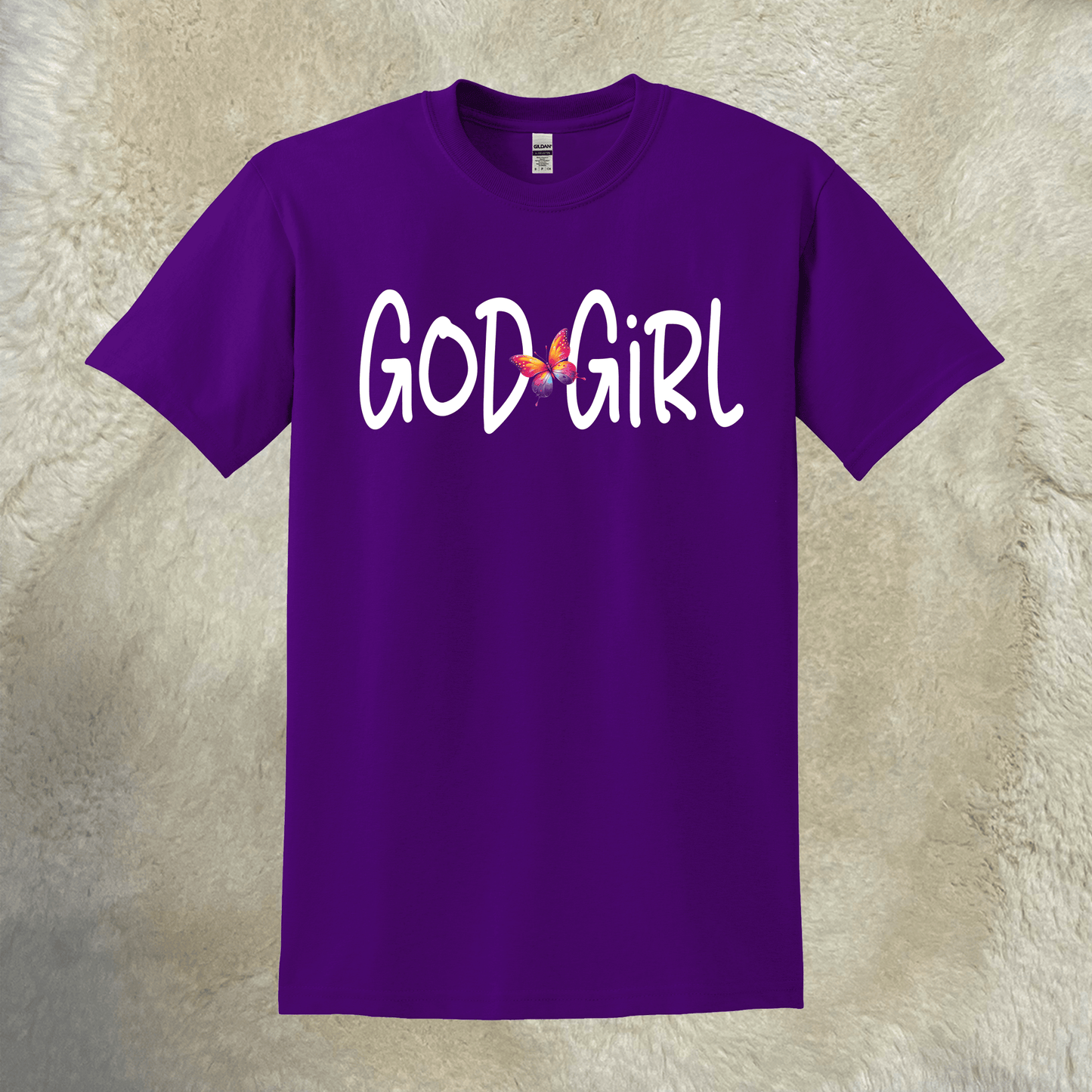 God Girl T-Shirt - Youth and Adult Sizes - Purple & Bright Pink - Rae & Joy Journals, Planners & More