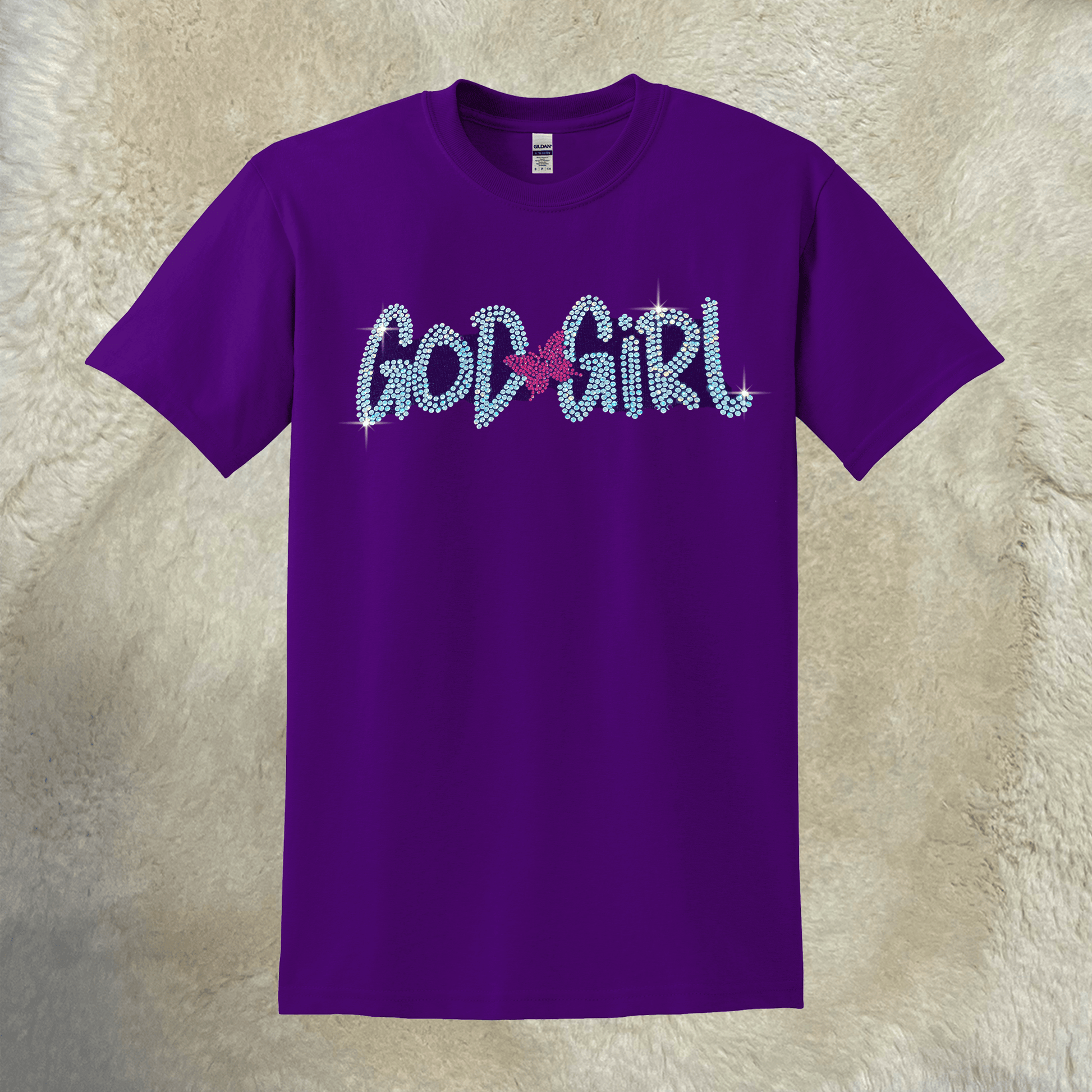 God Girl Sparkle T-Shirt - Purple - Youth and Adult Sizes - Rae & Joy Journals, Planners & More