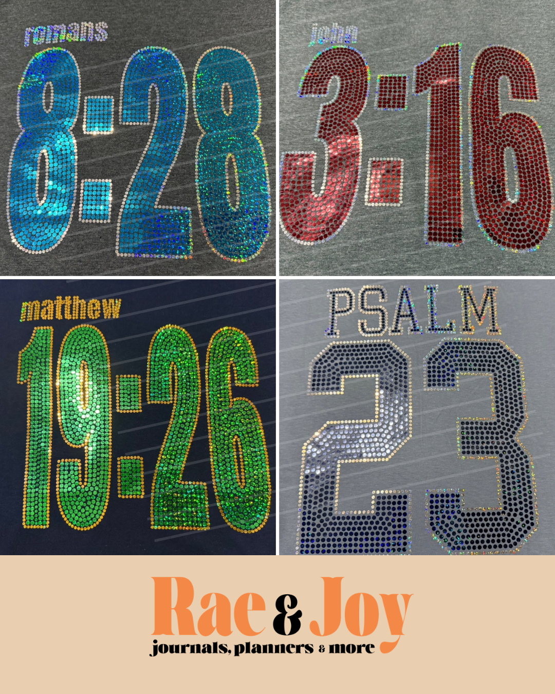 Scripture Sparkle Tees | Ready to Ship