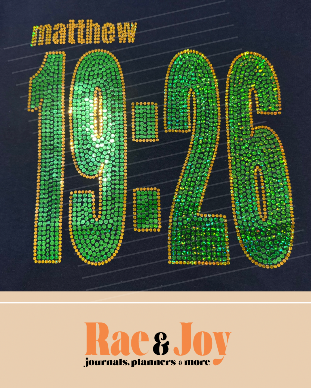 Scripture Sparkle Tees | Ready to Ship
