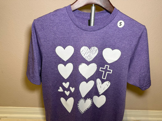 Heart Cross T-shirt - SALE