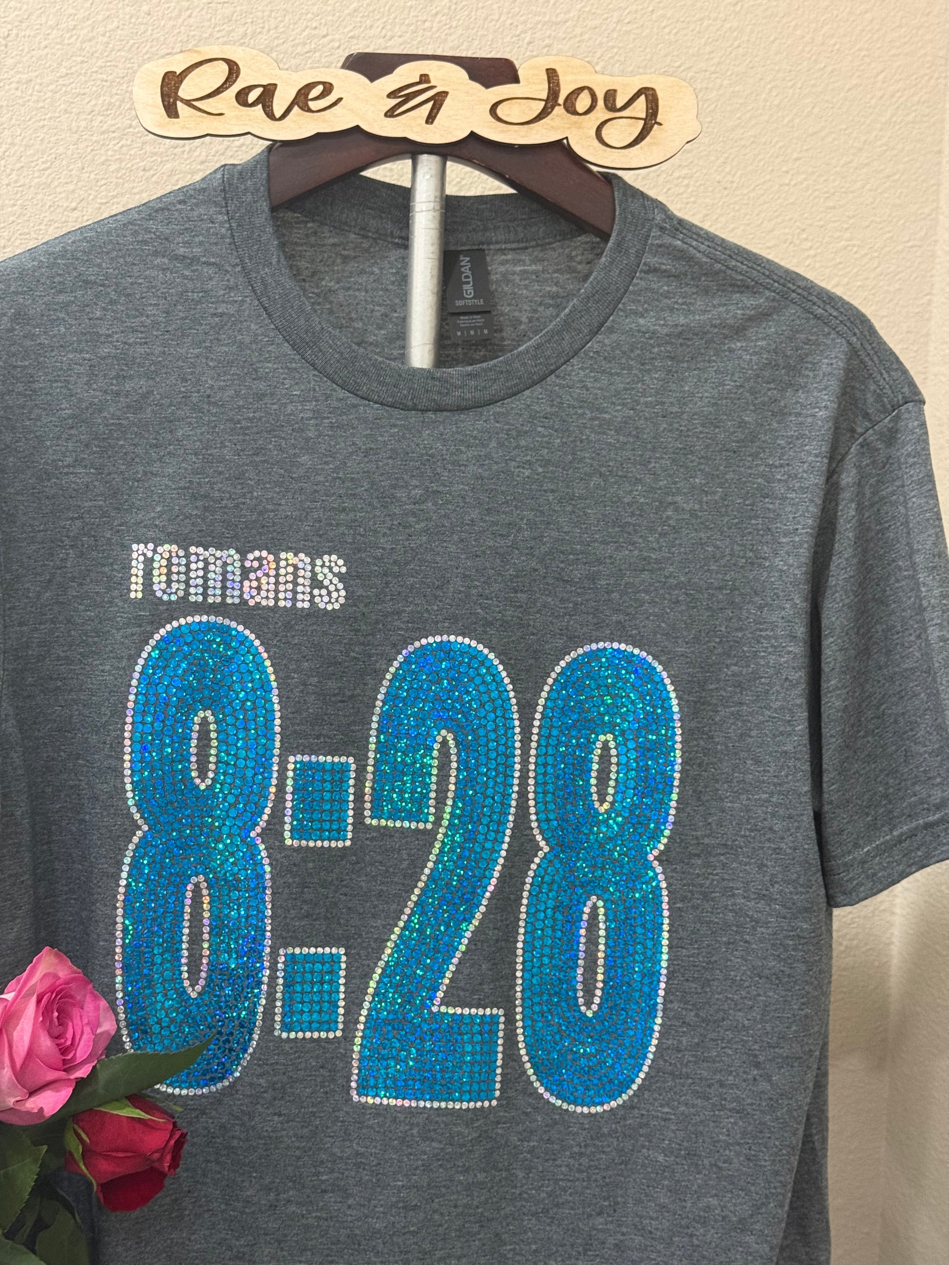 Romans 8:28 Scripture Sparkle T-Shirt | Christian Faith Tee