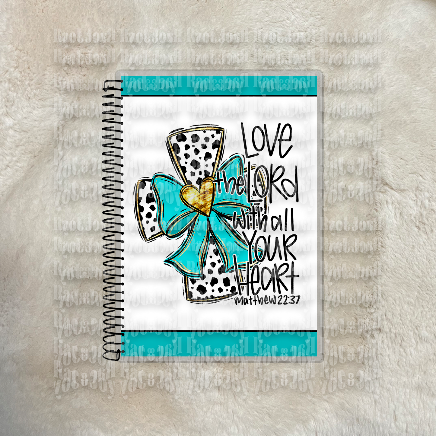 Love the Lord with All Your Heart Christian Journal | Available in 4x6 and 5.5x8.5 4"x6"