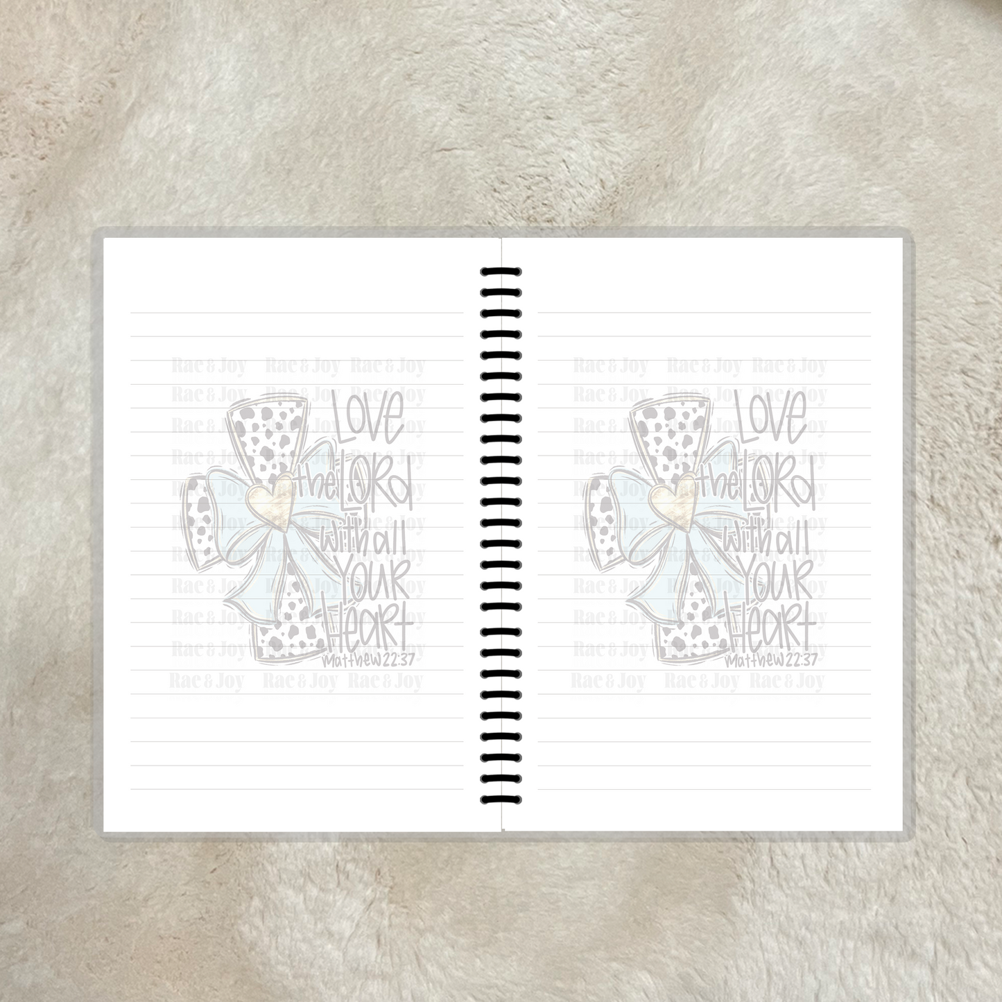 Love the Lord With All Your Heart Mini Journal – Matthew 22:37 Christian Notebook (4x6 Pocket Size)