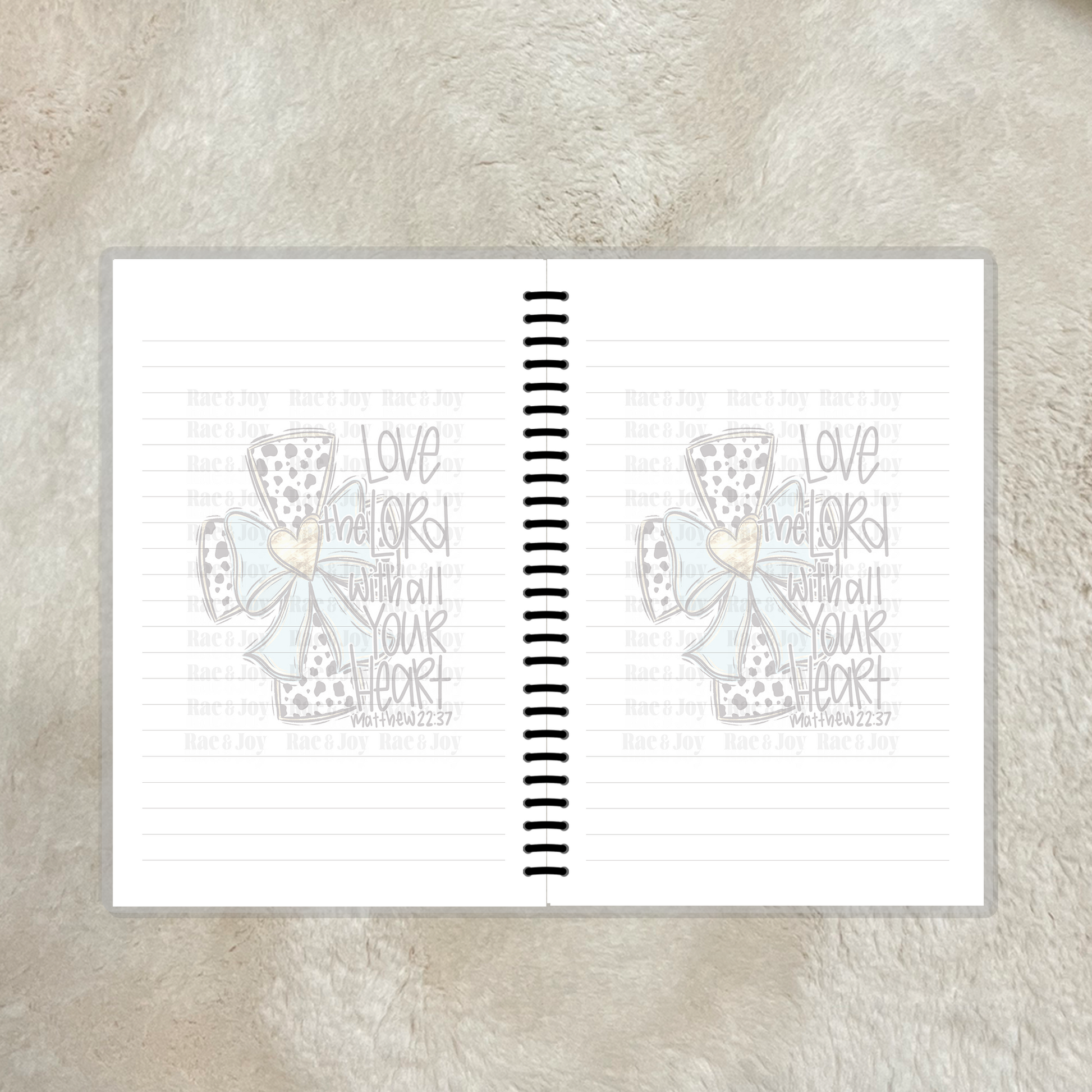 Love the Lord With All Your Heart Mini Journal – Matthew 22:37 Christian Notebook (4x6 Pocket Size)