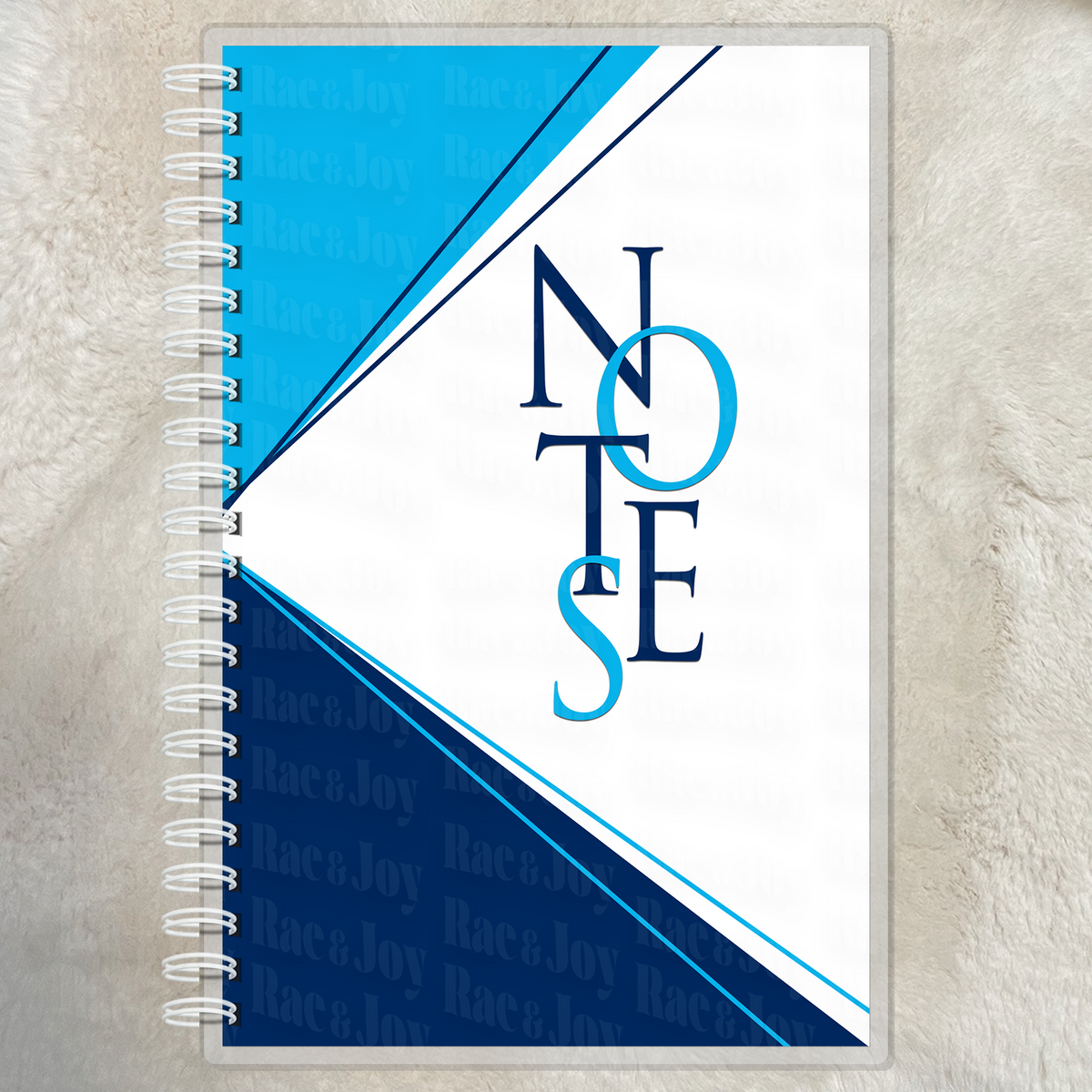 The Color Edit – Lined Notes Journal Navy and Sky Blue