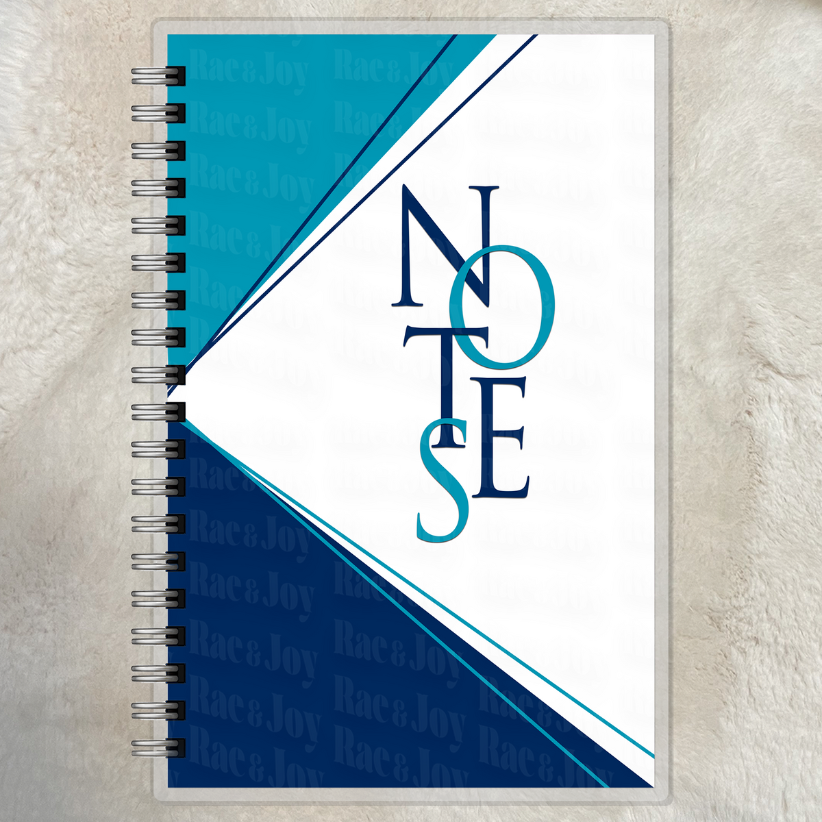 The Color Edit – Lined Notes Journal Teal and Navy