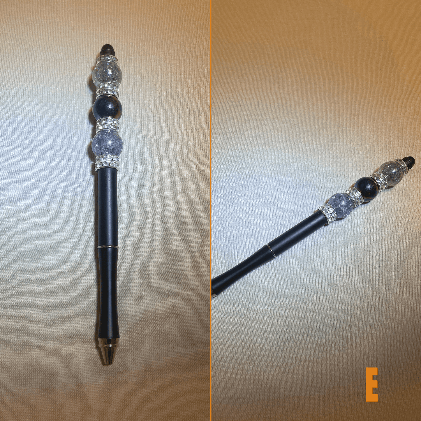 Custom Beaded Pens with Sparkle & Bling - Unique, Handcrafted, Metal Body, Refillable - Rae & Joy Journals, Planners & More