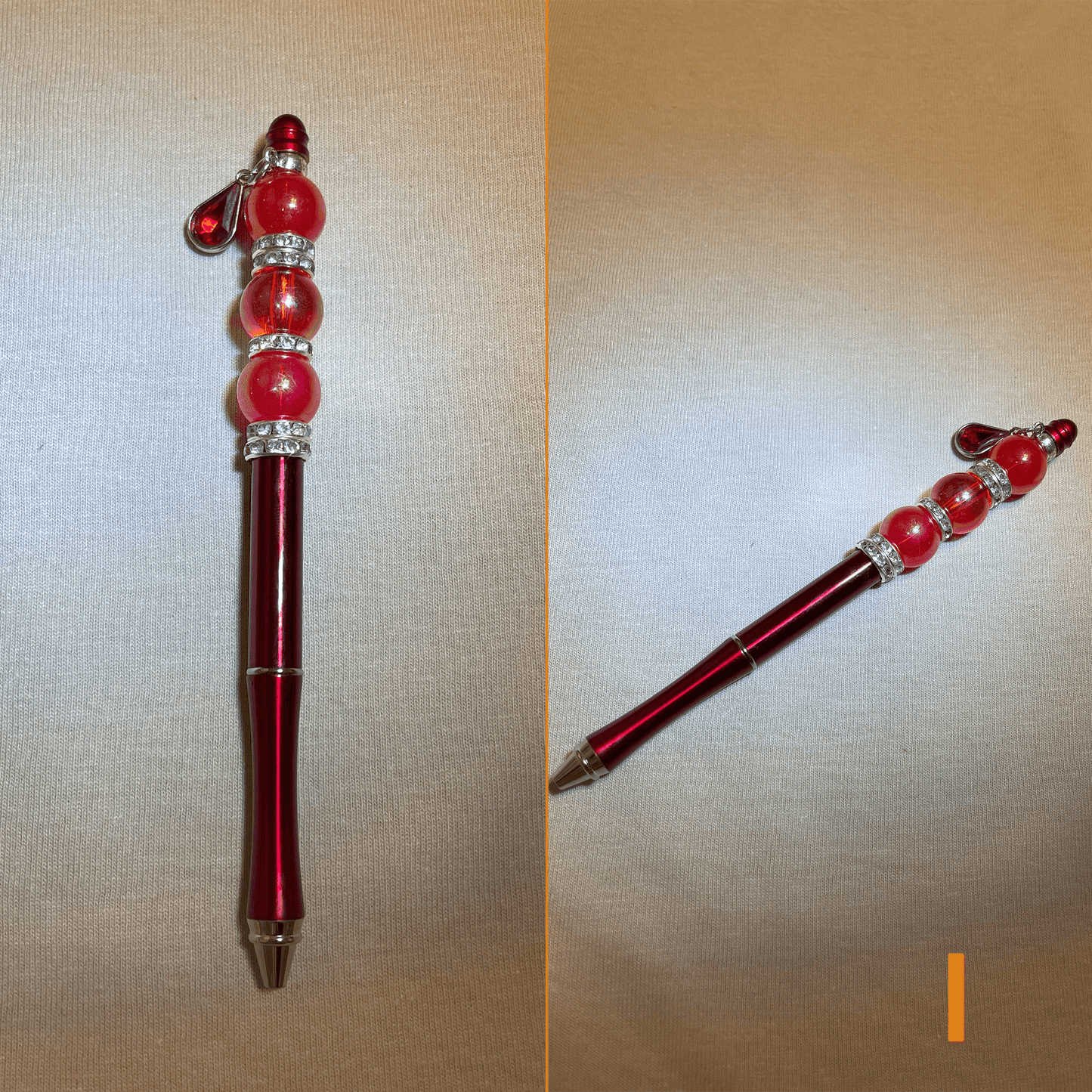 Custom Beaded Pens with Sparkle & Bling - Unique, Handcrafted, Metal Body, Refillable - Rae & Joy Journals, Planners & More