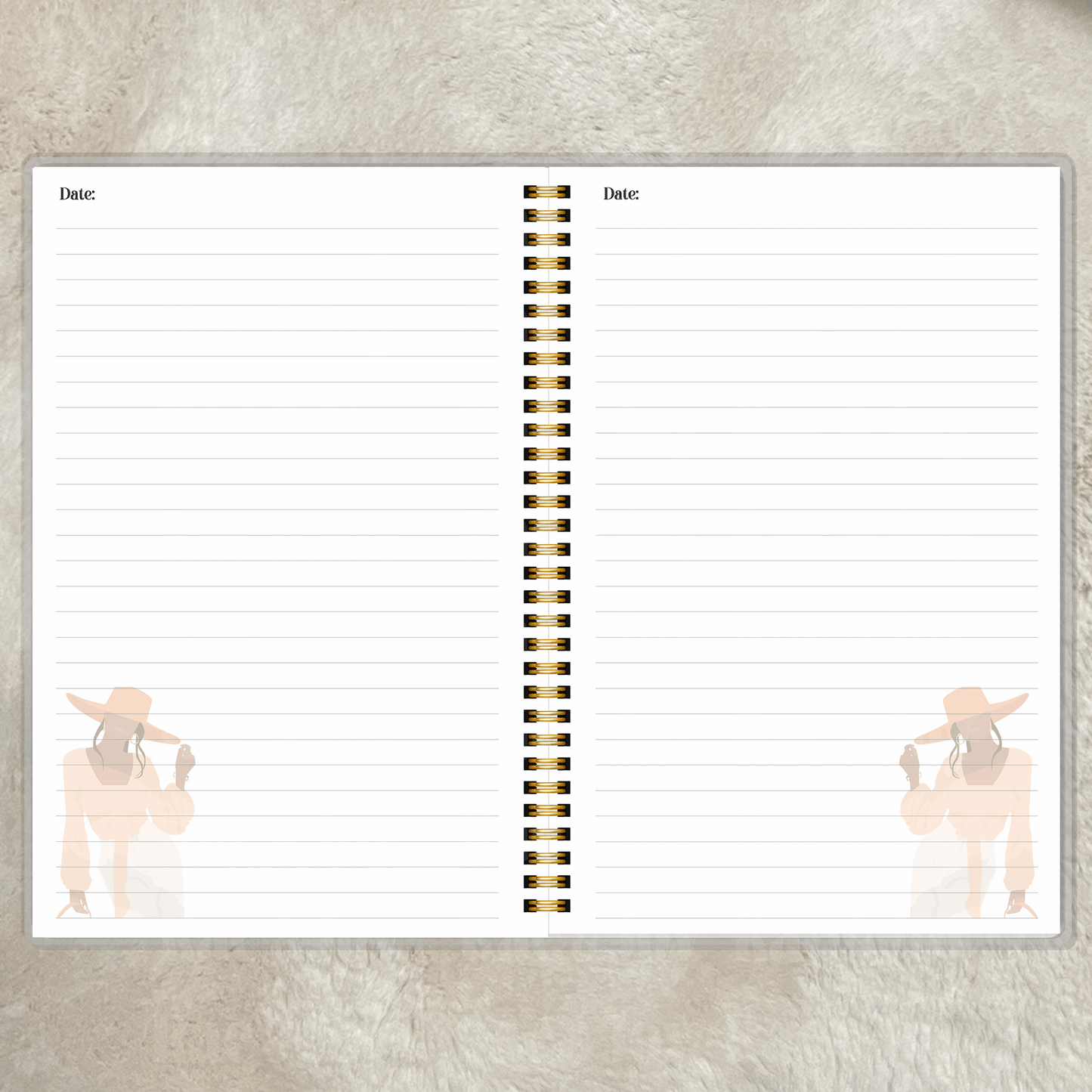 Pray. Wait. Trust. Christian Lined Journal | Faith Writing Notebook for Women | Inspirational Scripture Gift