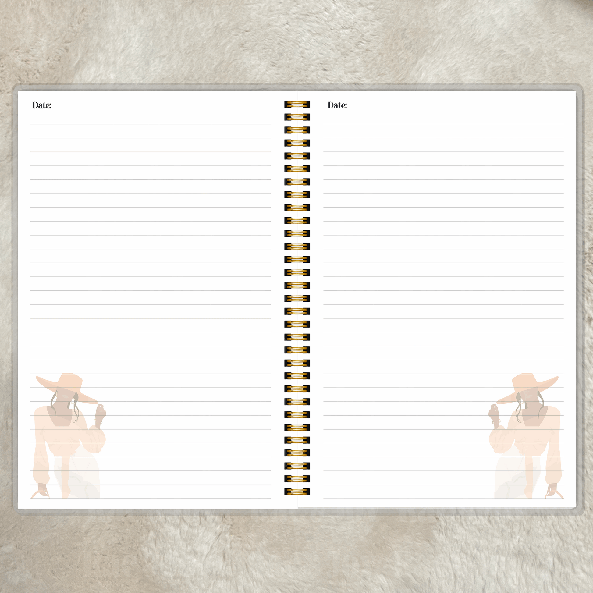 Pray. Wait. Trust. Christian Lined Journal | Faith Writing Notebook for Women | Inspirational Scripture Gift